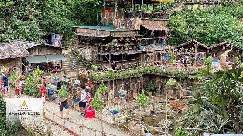 Bản Cát Cát Sapa - Nghề thủ công và các gian trưng bày Bản Cát Cát Sapa - Nghề thủ công và các gian trưng bày