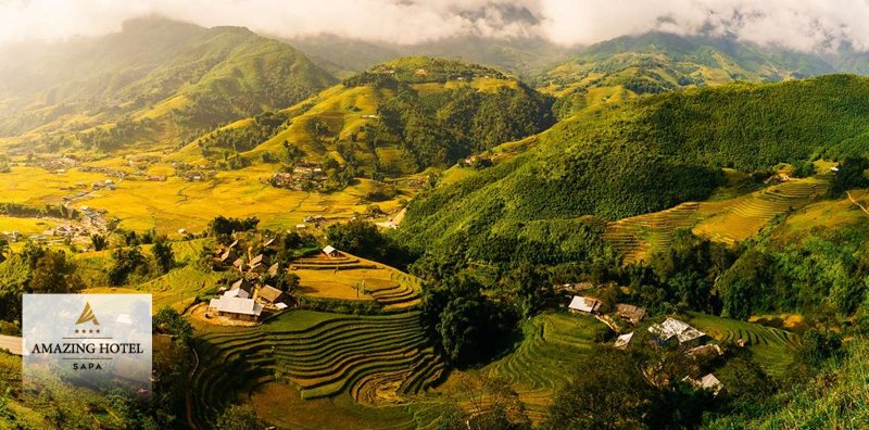 Bản Lao Chải Sapa - Vị trí trong lòng thung lũng Mường Hoa