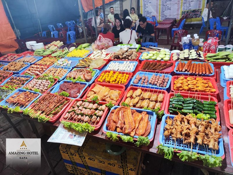 Chợ đêm Sapa ăn gì - Khu ăn đêm vận hành thế nào