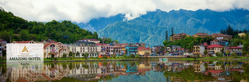 Hồ Sapa - Chiều muộn và lúc đèn lên Hồ Sapa - Chiều muộn và lúc đèn lên