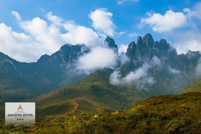 Núi Ngũ Chỉ Sơn - Đi từ trung tâm Sapa tới chân núi