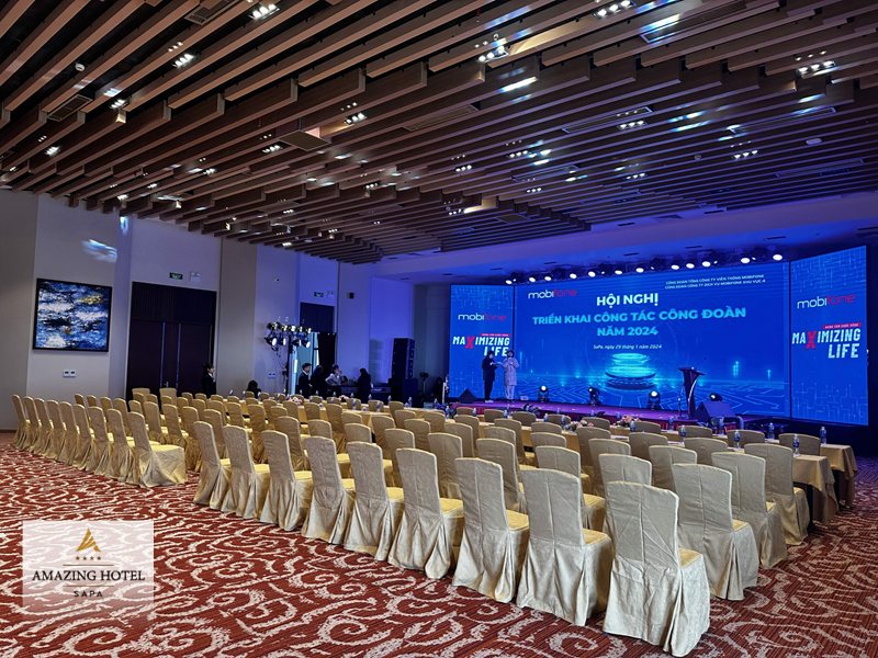 Phòng họp hội nghị Sapa - Sapa không phải điểm đến của đoàn siêu lớn