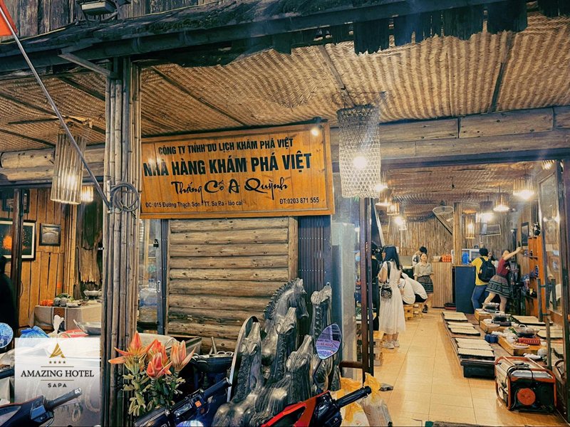 Quán ăn ngon Sapa - Nhìn vào cách món được nấu