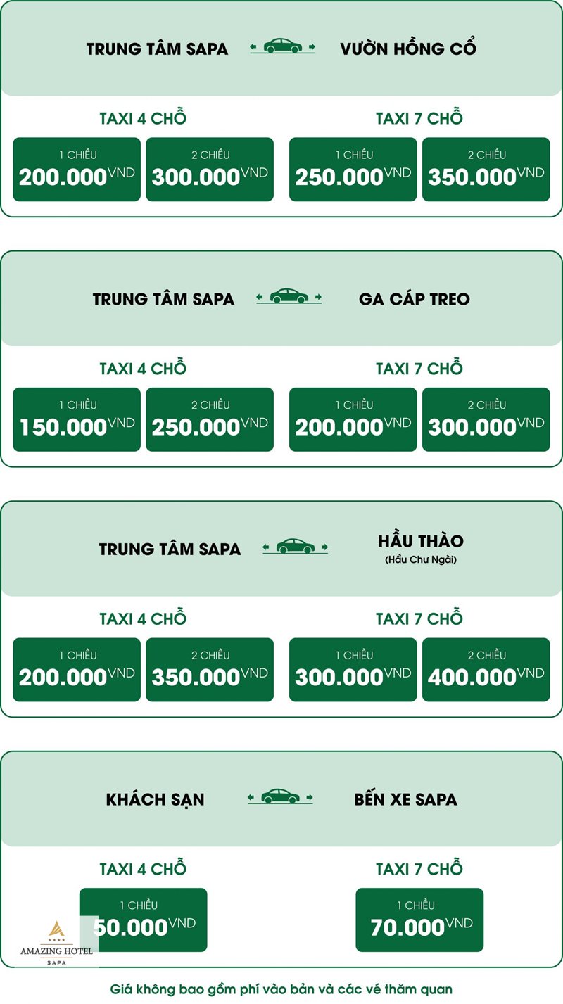 Taxi Sapa - Trong trung tâm thì bật đồng hồ Taxi Sapa - Trong trung tâm thì bật đồng hồ